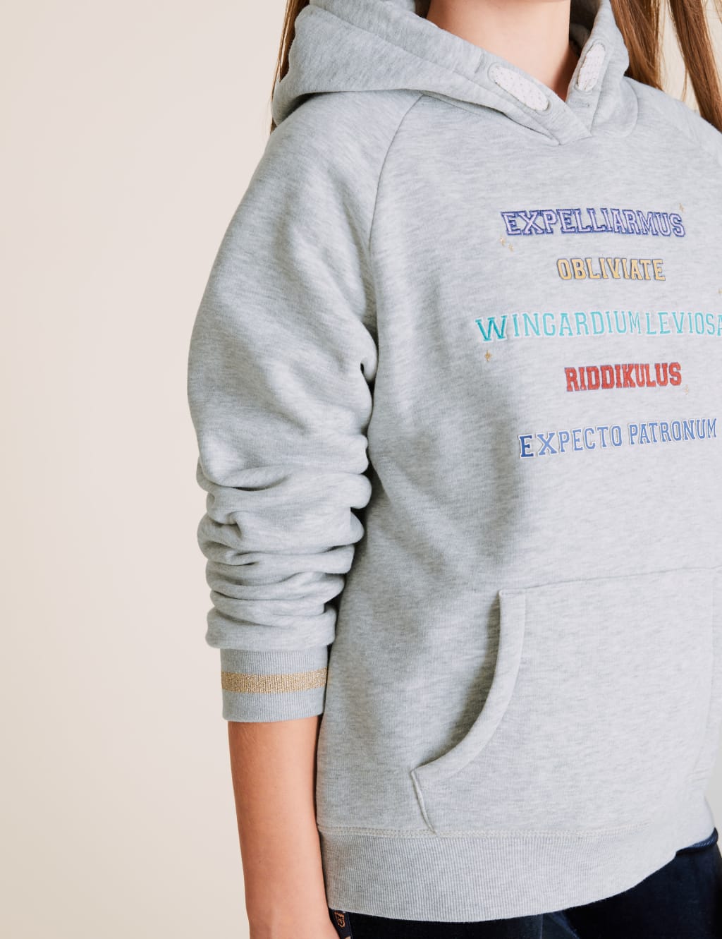 Harry Potter™ Cotton Spells Slogan Hoodie (6-16 Yrs) 5 of 6