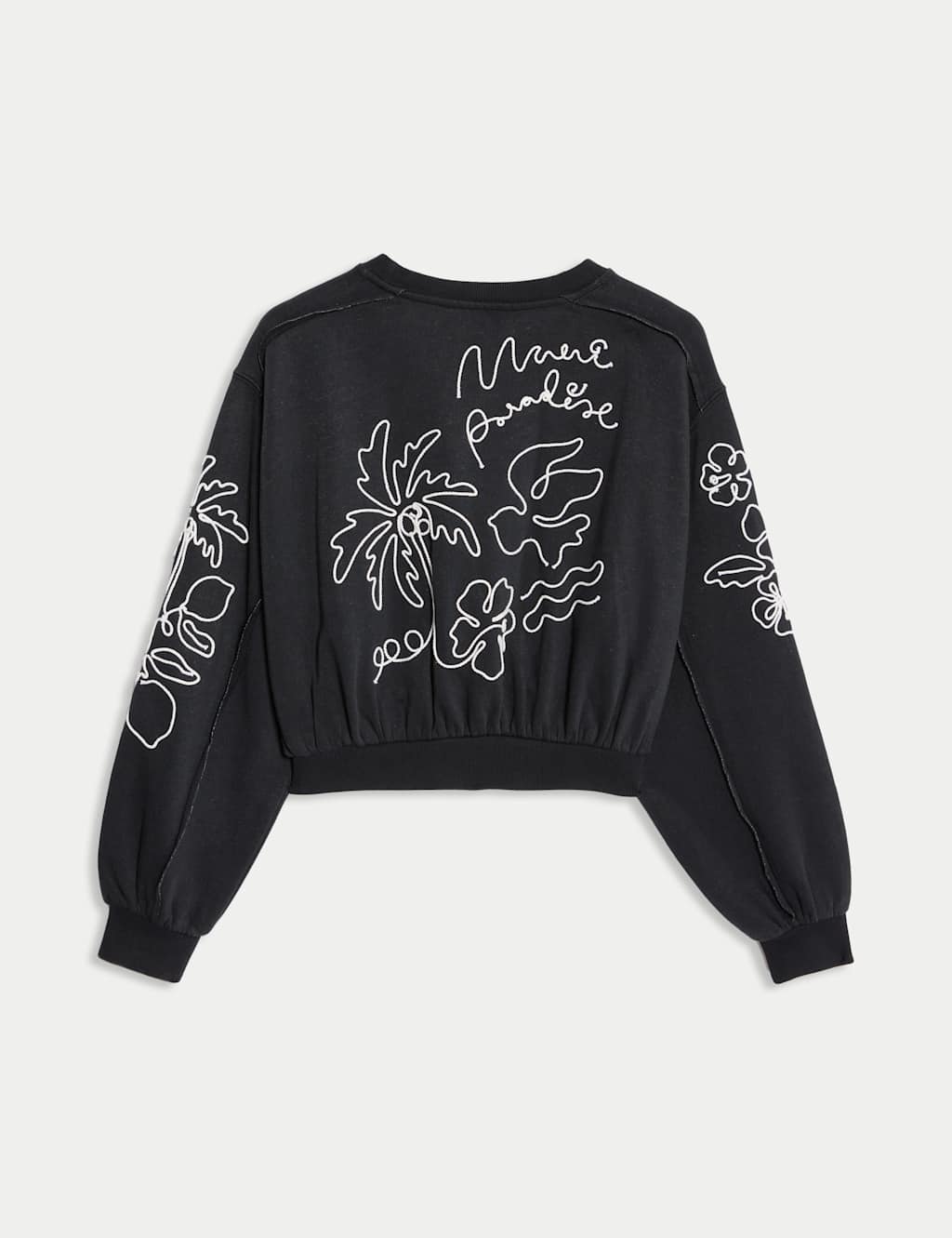 Cotton Rich Paradise Embroidered Sweatshirt (6-16 Yrs) 8 of 8
