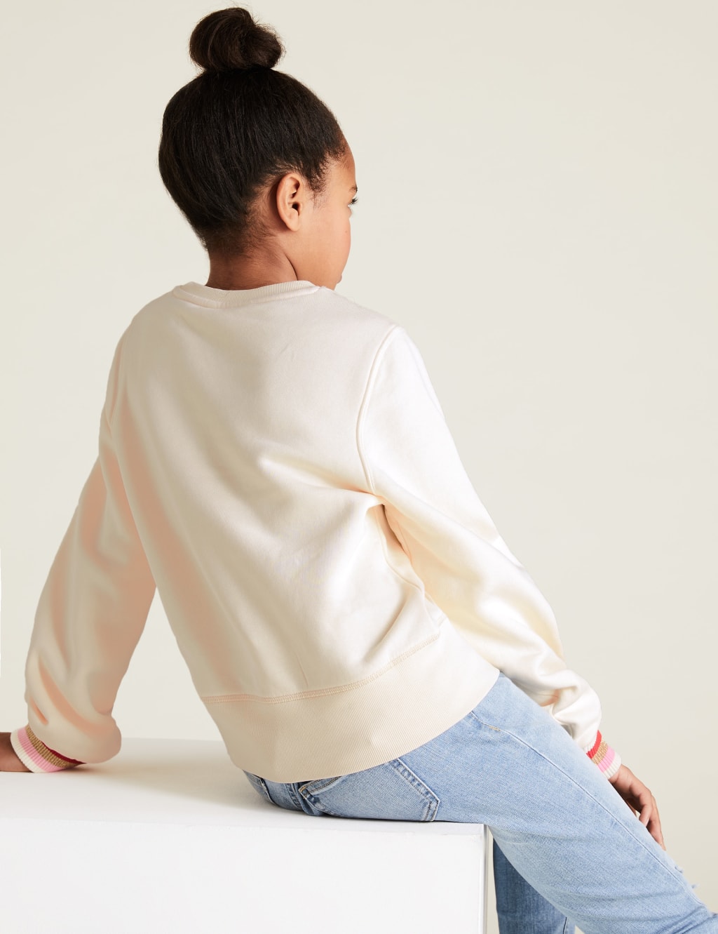Cotton Boucle Future Slogan Sweatshirt (6-14 Yrs) 4 of 4