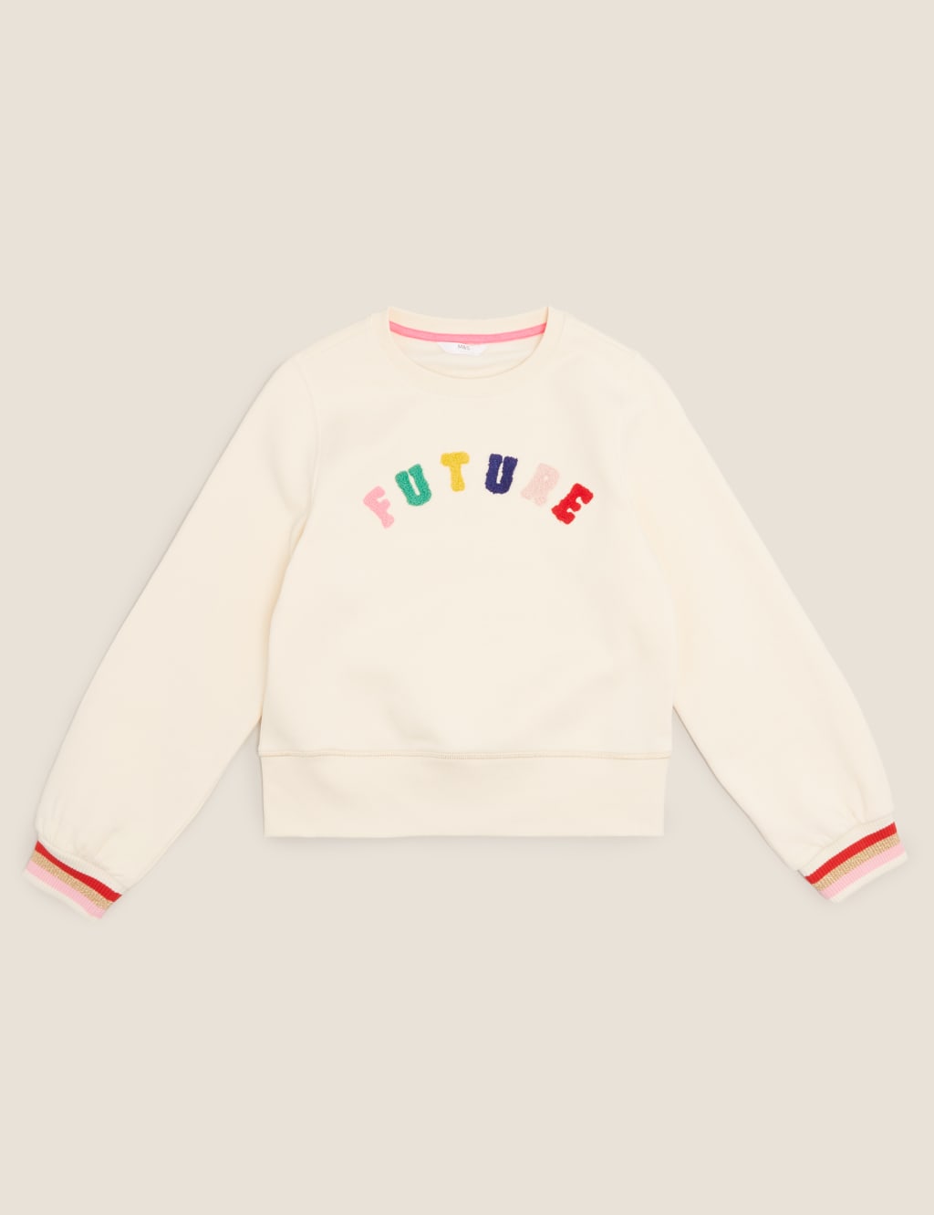 Cotton Boucle Future Slogan Sweatshirt (6-14 Yrs) 2 of 4