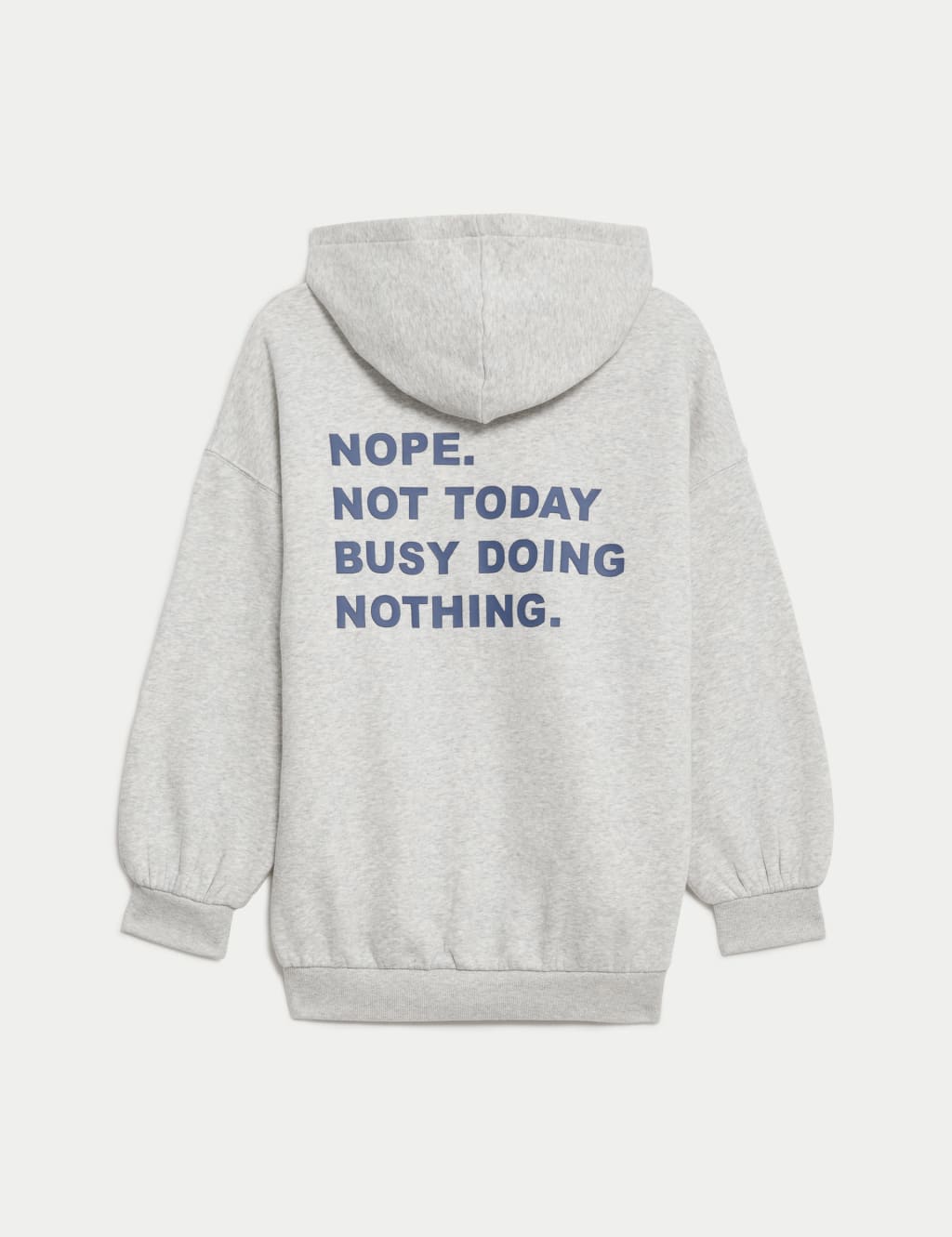 Cotton Rich Nope Slogan Hoodie 6 16 Yrs M S Collection M S