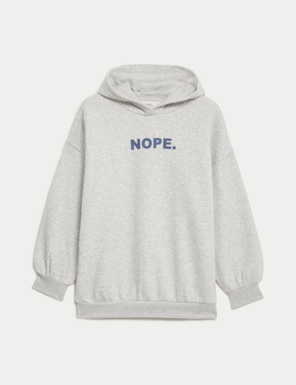 Cotton Rich Nope Slogan Hoodie 6 16 Yrs