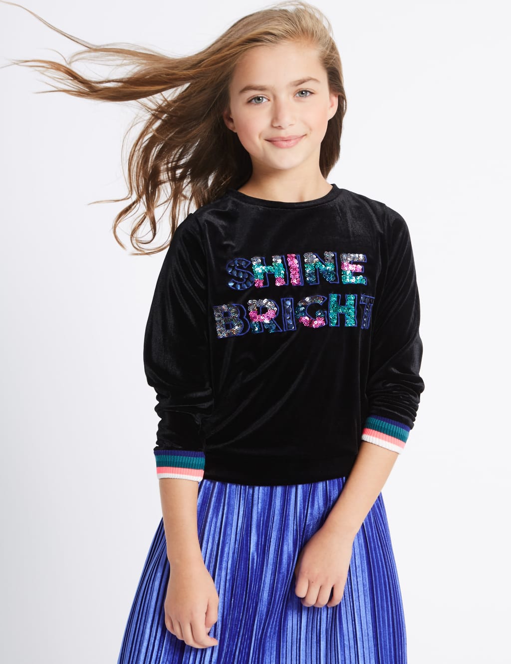 Shine Bright Sweatshirt 3 14 Years M S