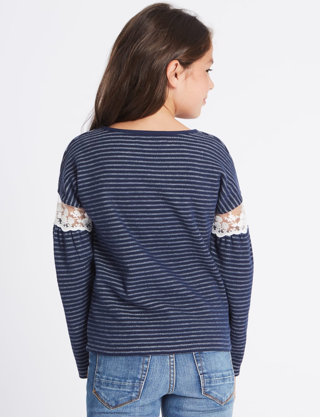 Striped Sweatshirt (3-14 Years) 2 of 4