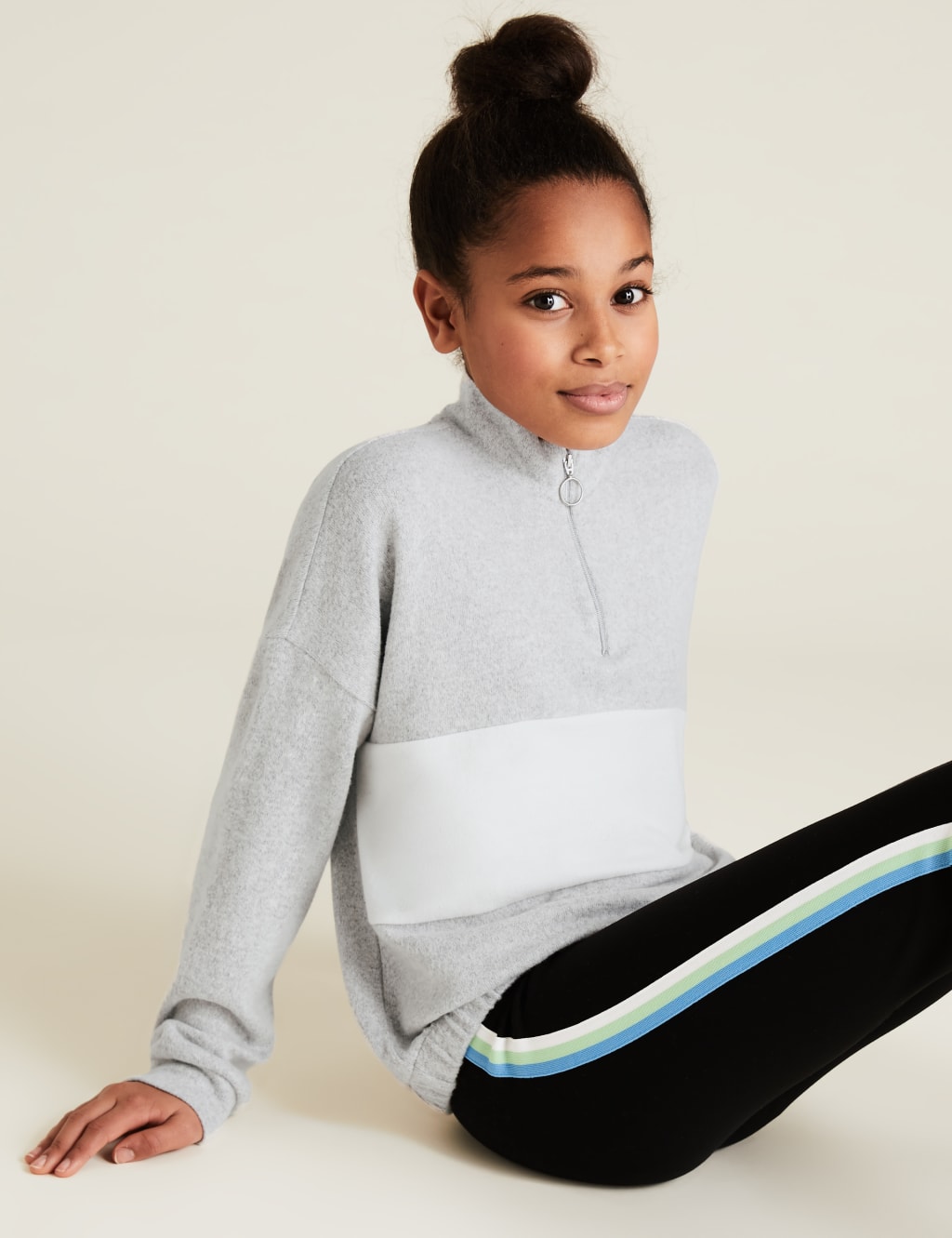 Half Zip Sweatshirt (6-14 Yrs) 1 of 4