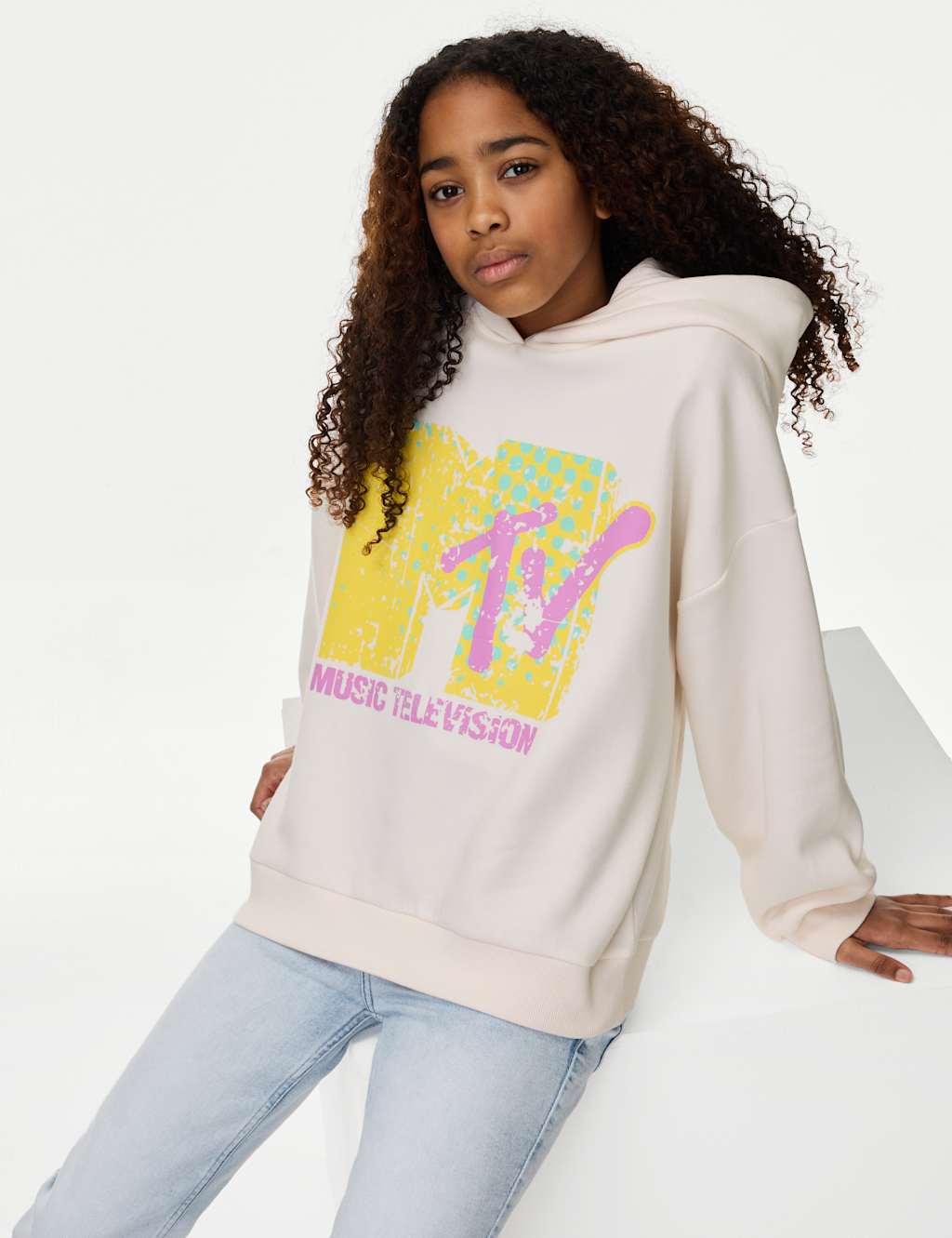 Cotton Rich MTV™ Hoodie (6-16 Yrs) 3 of 6