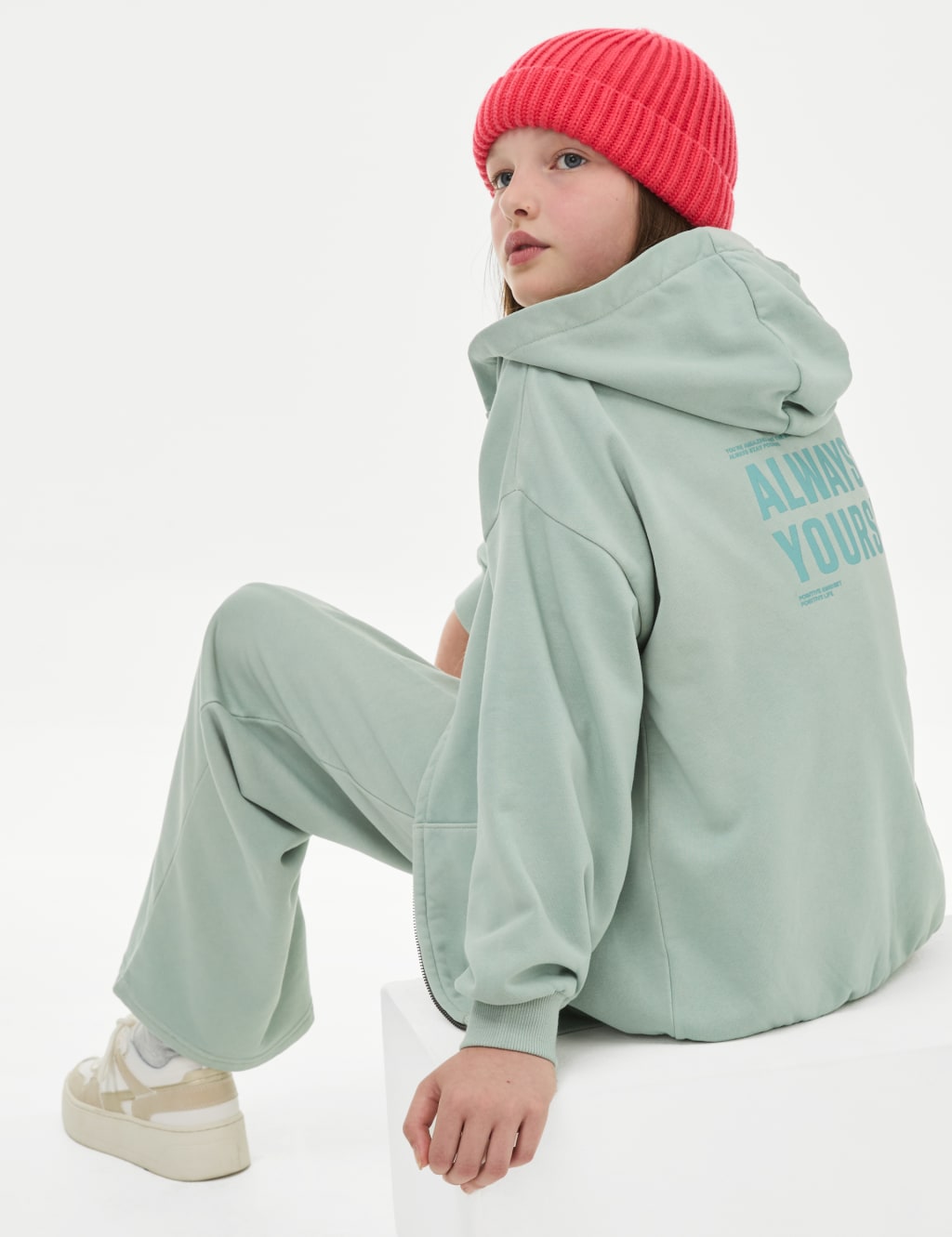 Cotton Rich Graphic Zip Hoodie 6 16 Yrs