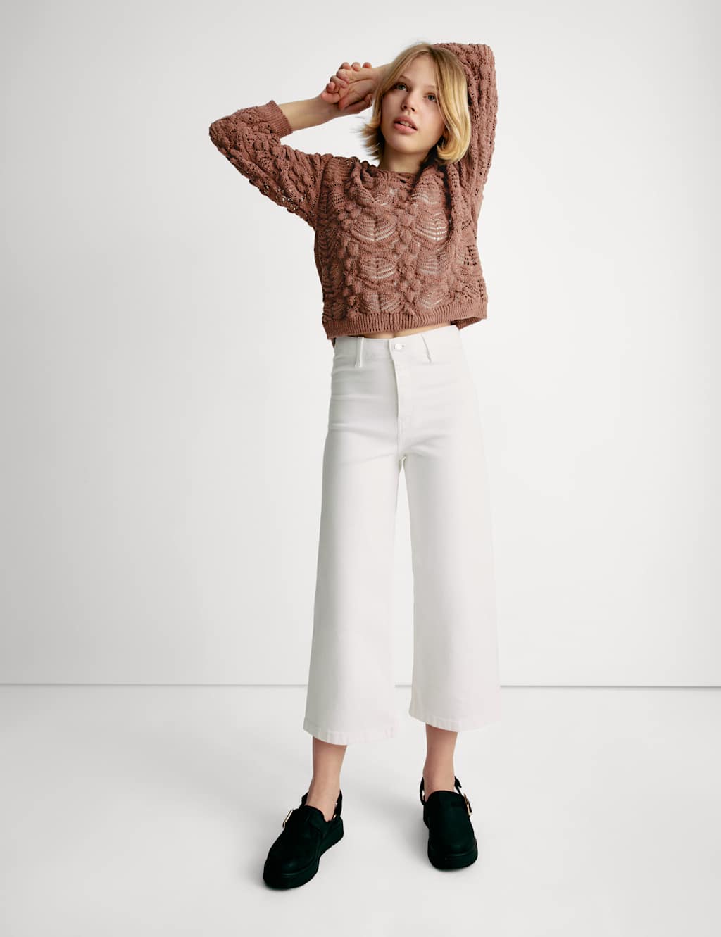 Cotton Blend Knitted Jumper (6-16 Yrs) 3 of 8