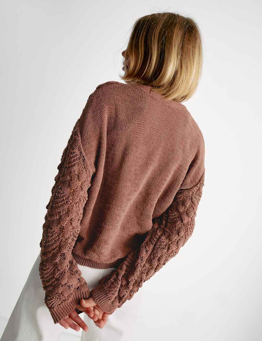 Cotton Blend Knitted Jumper (6-16 Yrs) 5 of 8
