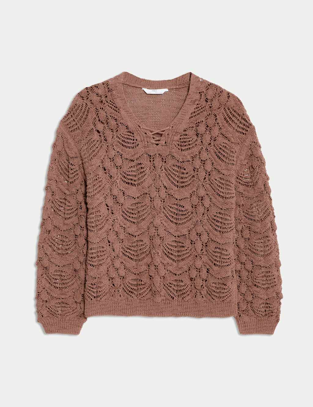 Cotton Blend Knitted Jumper (6-16 Yrs) 2 of 8