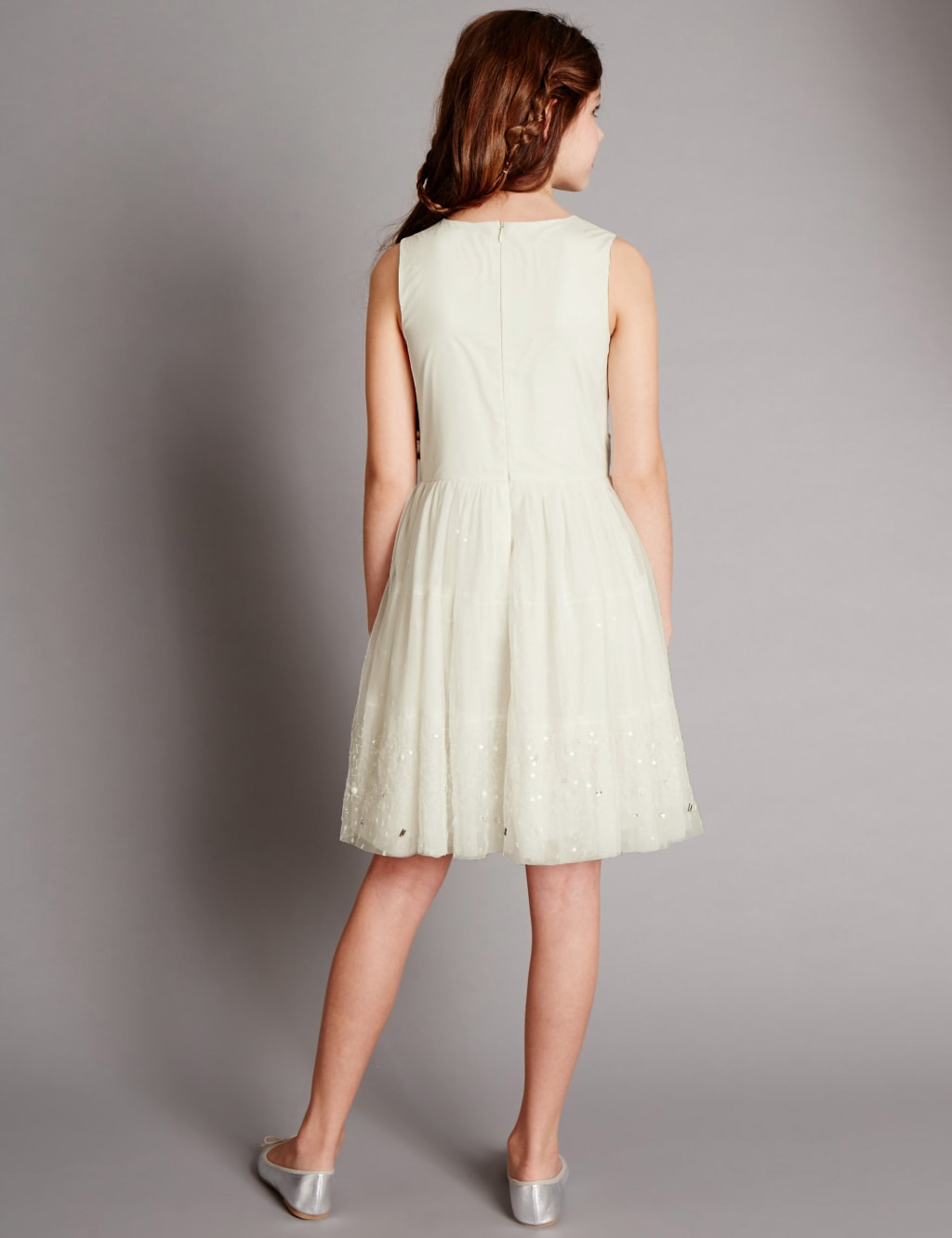 Bead & Sequin Embellished Dress (7-14 Years) 3 of 3