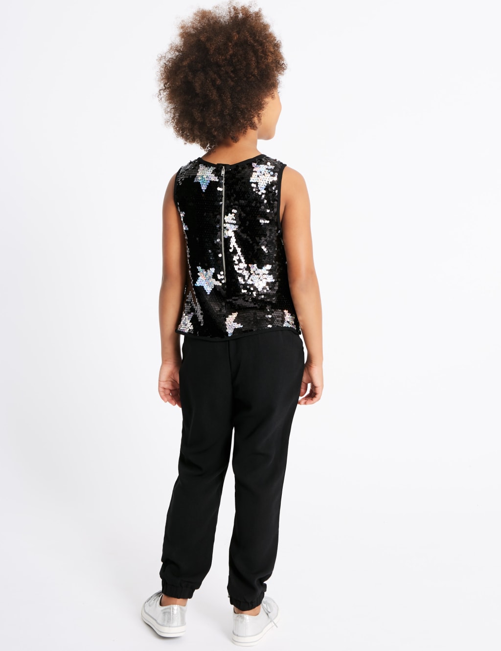 Star Sequin Jumpsuit 3 14 Years M S