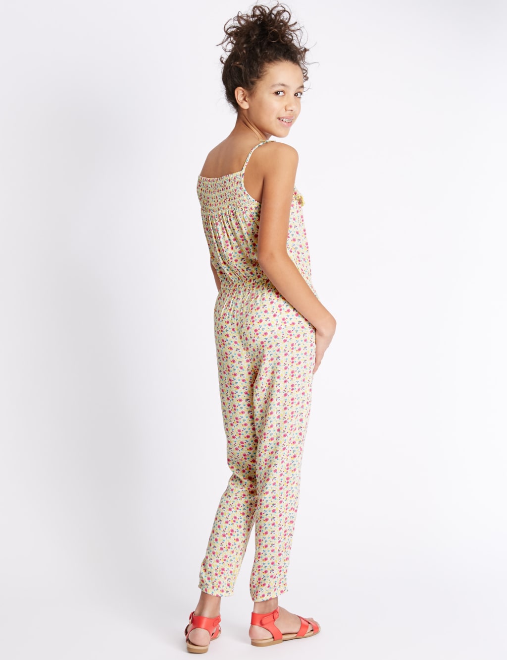 Ditsy print jumpsuit store
