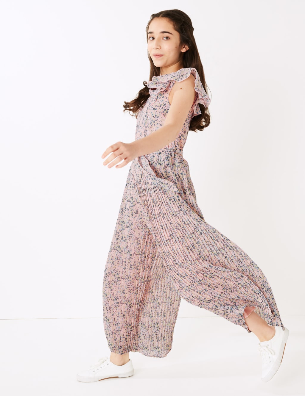 M&s floral jumpsuit top