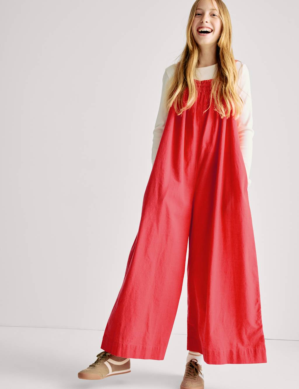 Pure Cotton Striped Jumpsuit (2-16 Yrs) 1 of 6