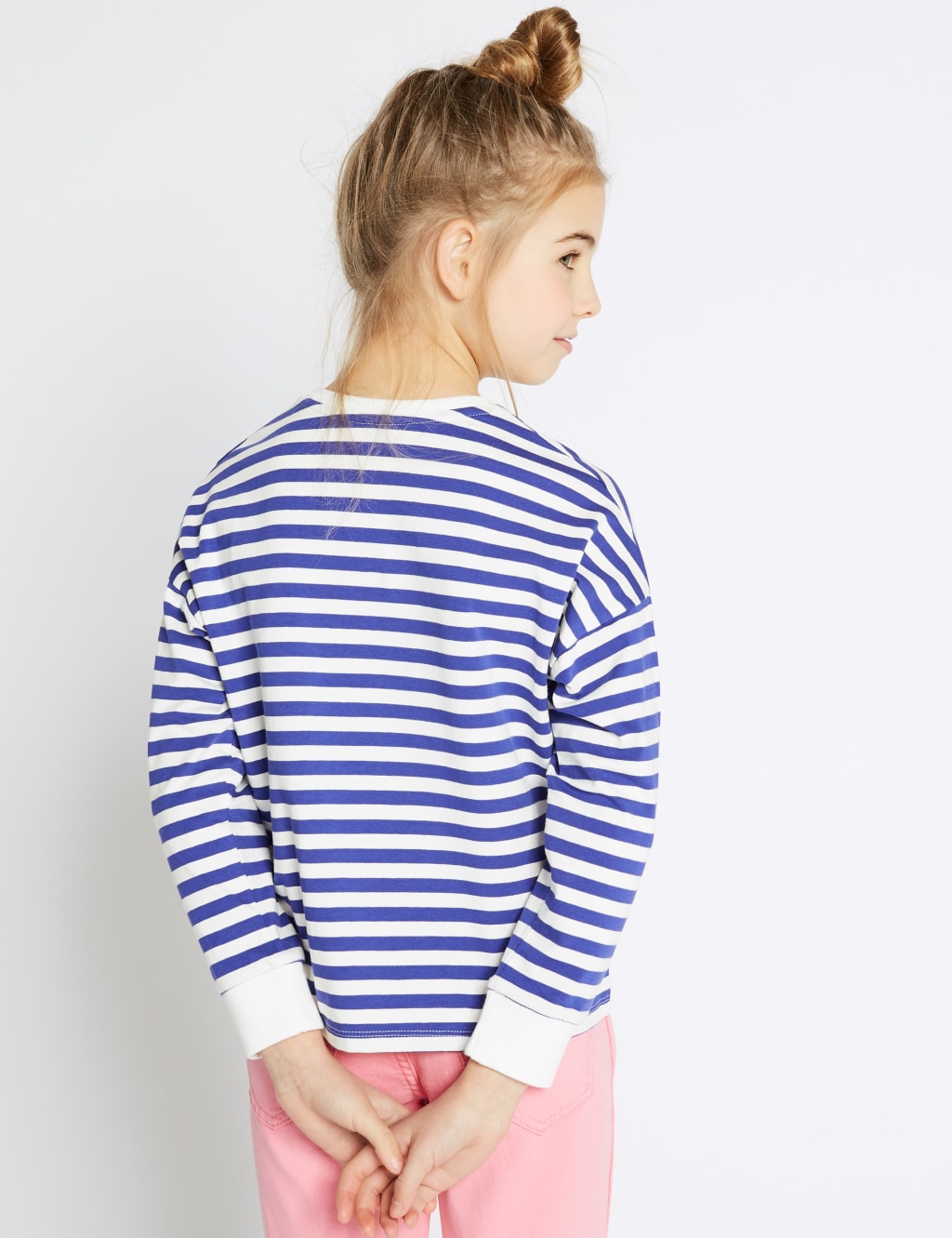 Cotton Striped Top with Stretch (3-16 Years) 3 of 3