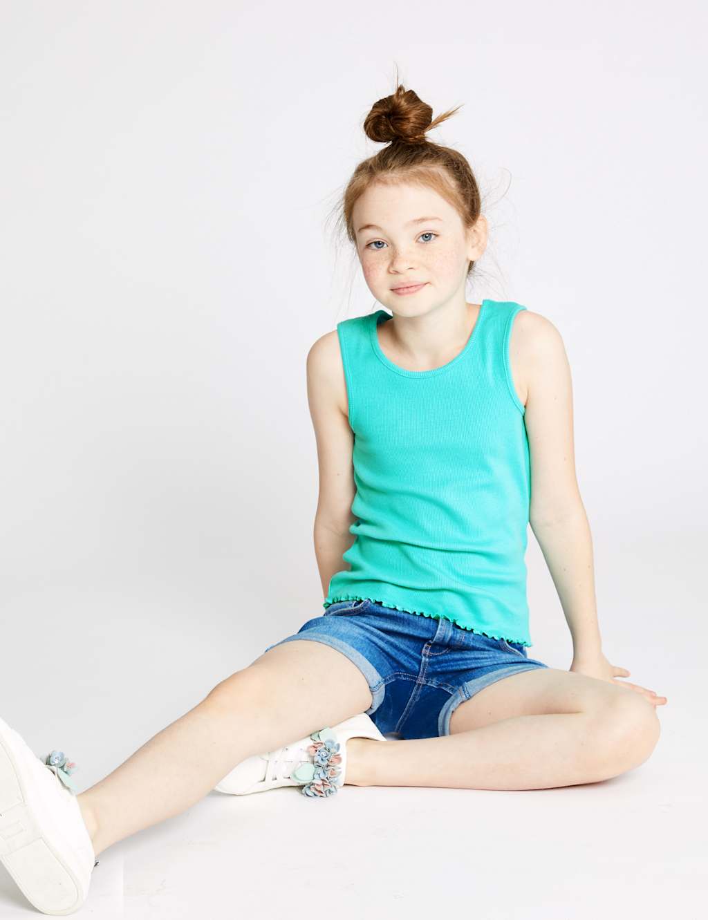 3 Pack Cotton Vests with Stretch (3-16 Years) 3 of 6