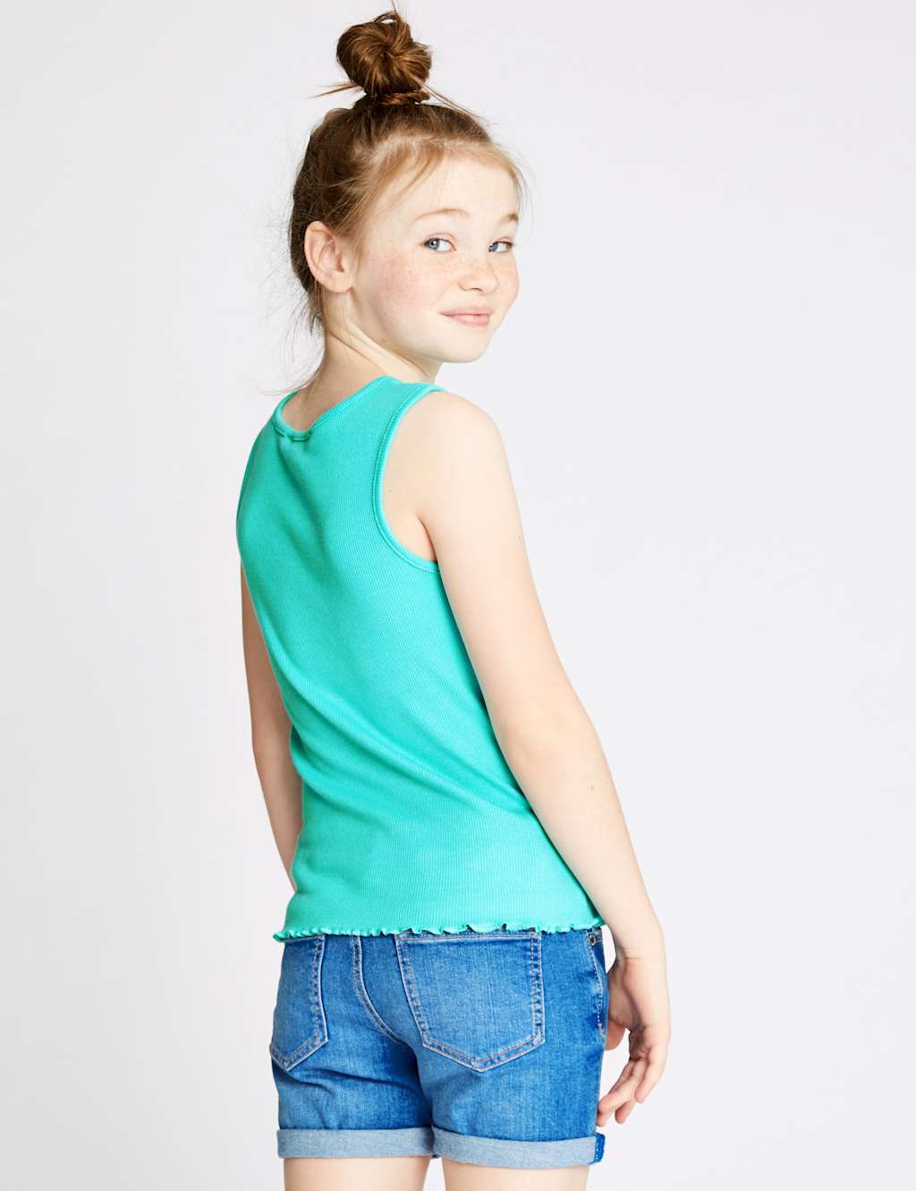 3 Pack Cotton Vests with Stretch (3-16 Years) 6 of 6