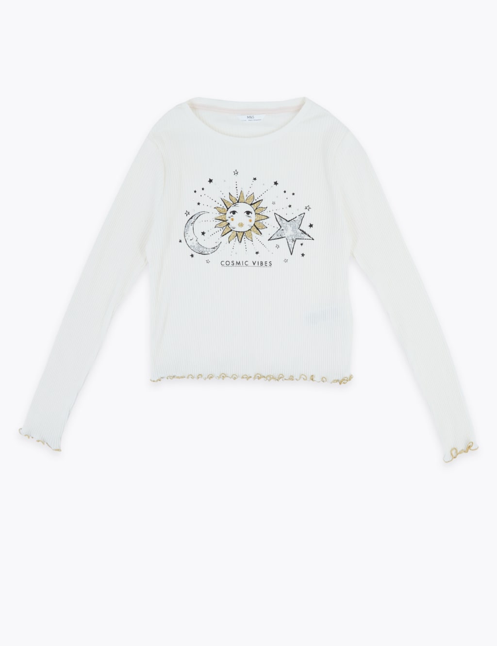 Cotton Rich Cosmic Vibes Slogan Top (6-16 Yrs) 2 of 4
