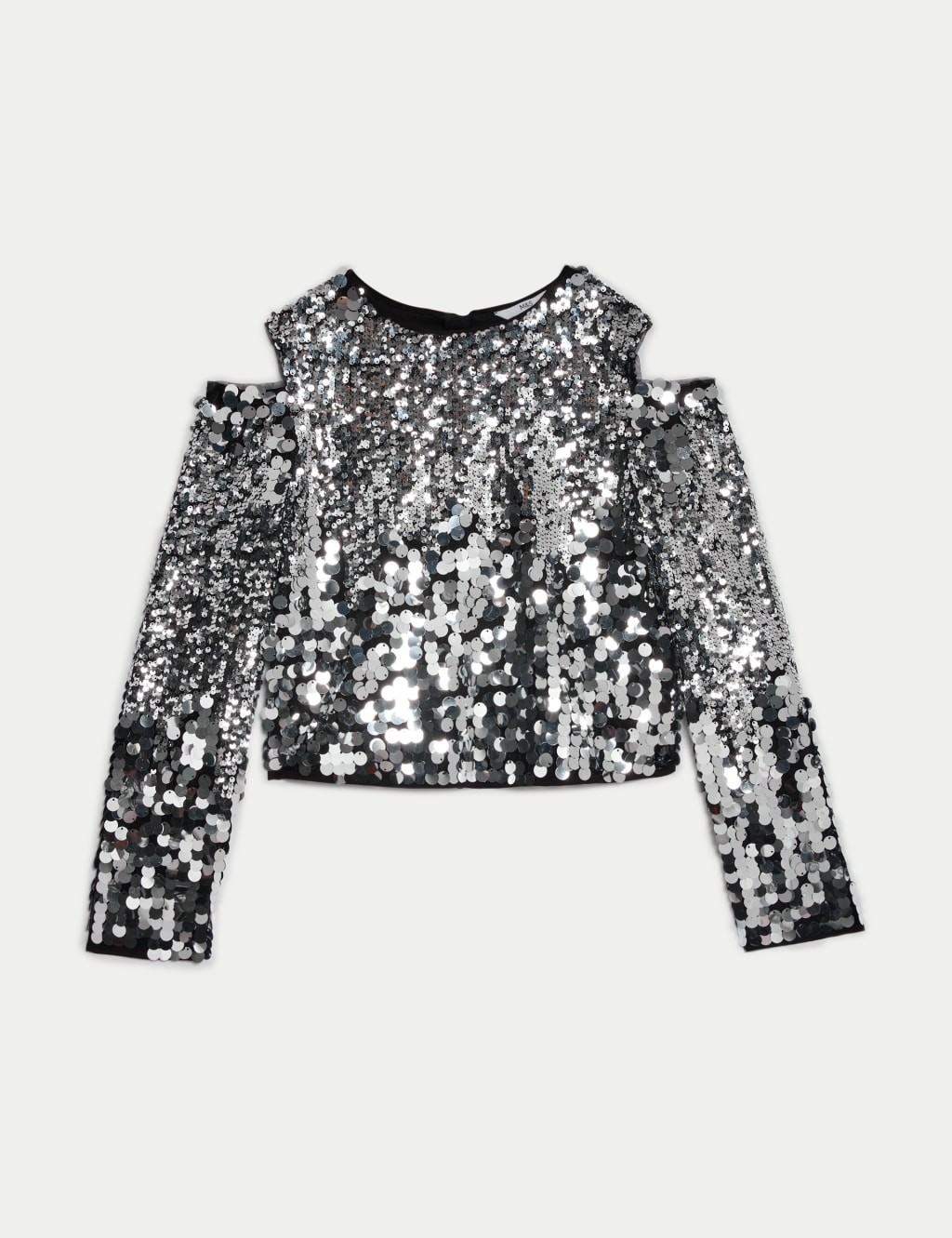 Sequin Cold Shoulder Top 6 16 Yrs