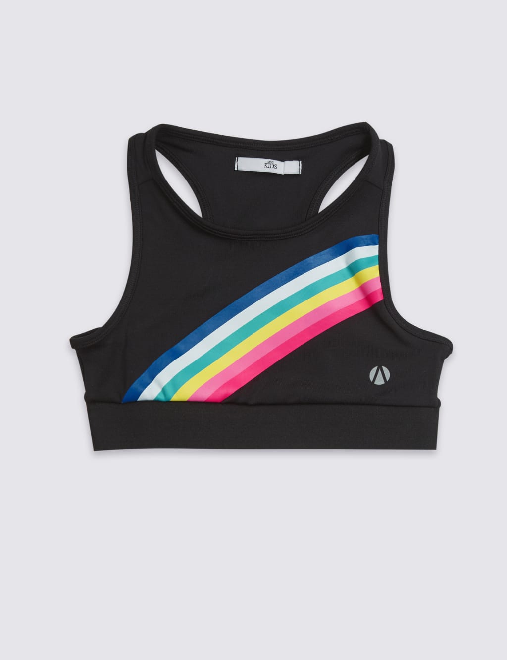 Rainbow Print Crop Top (8-16 Years) 2 of 5