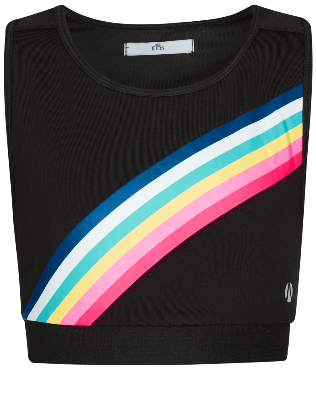 Rainbow Print Crop Top (8-16 Years) 4 of 5