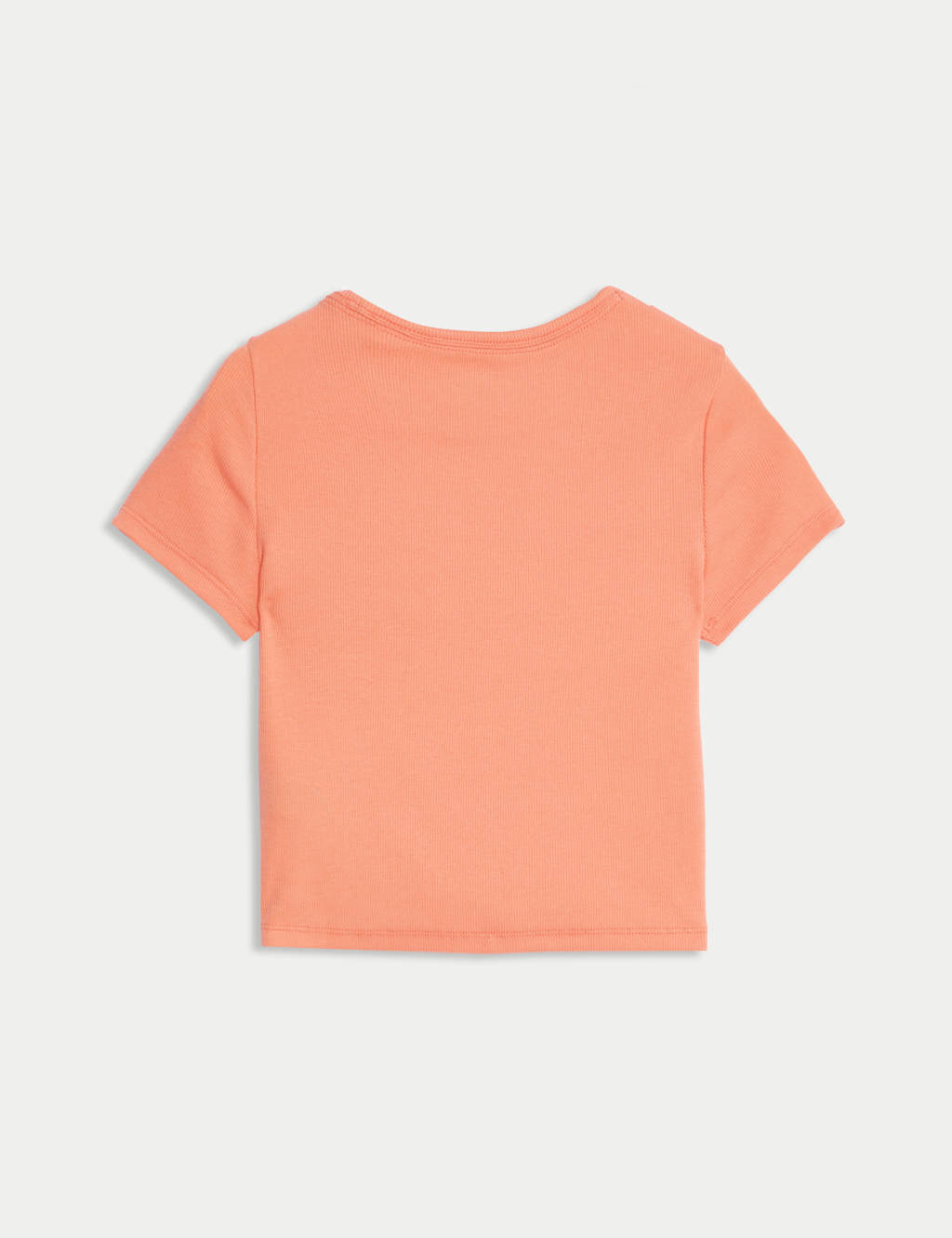 Cotton Rich Ribbed T-Shirt (2-16 Yrs) 2 of 2
