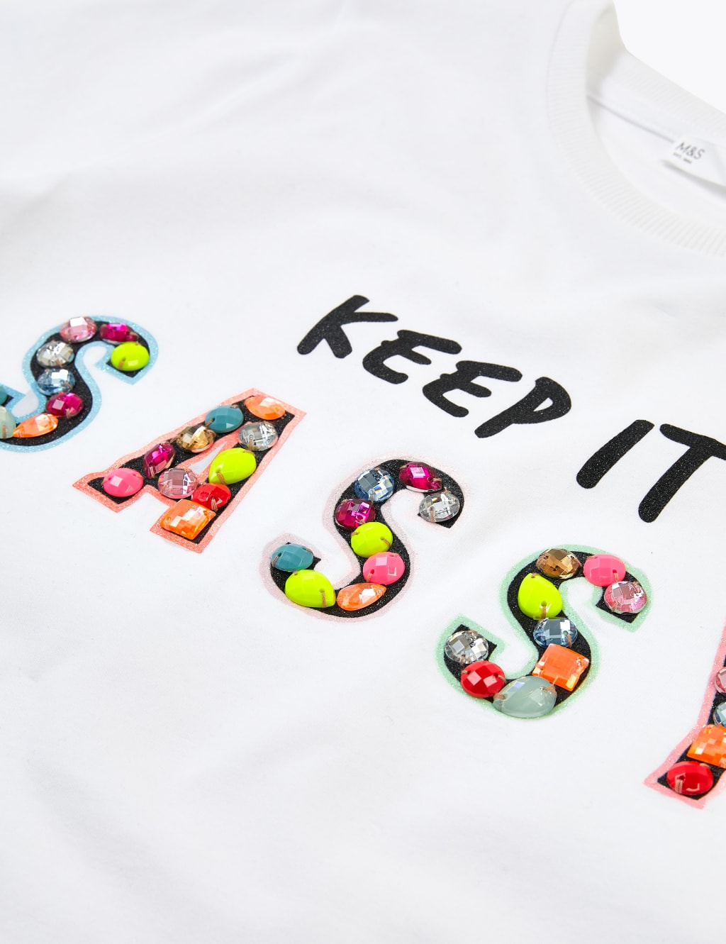 Pure Cotton Gem Sassy Slogan T-Shirt (6-16 Yrs) 5 of 5