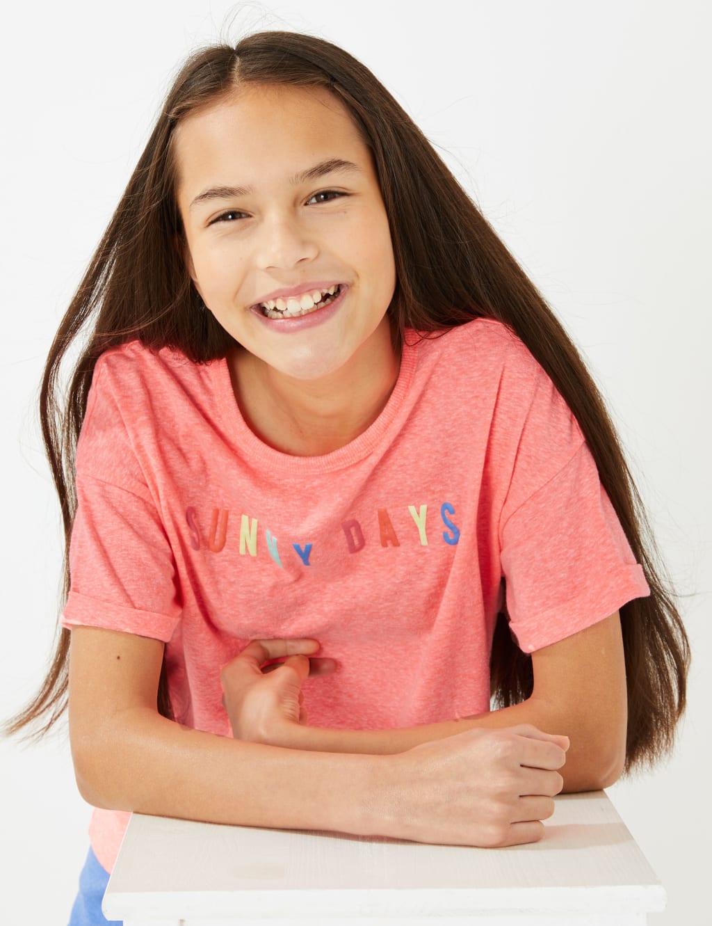 Rainbow Sunny Days Graphic T-Shirt (6-16 Yrs) 1 of 4