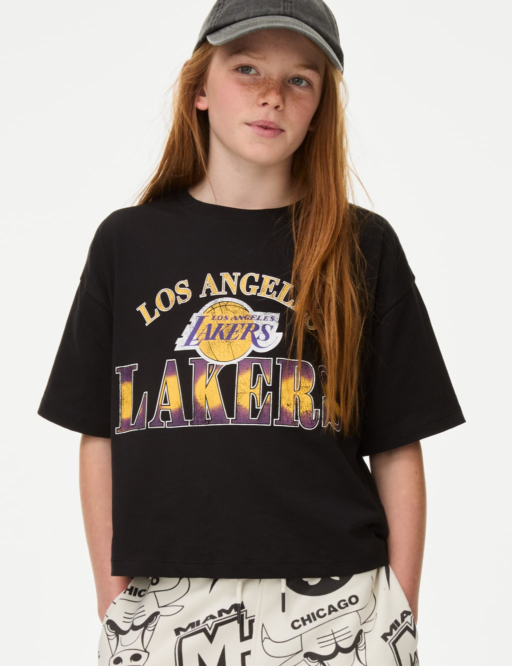NBA LA Lakers T Shirt 6 16 Yrs M S Collection M S