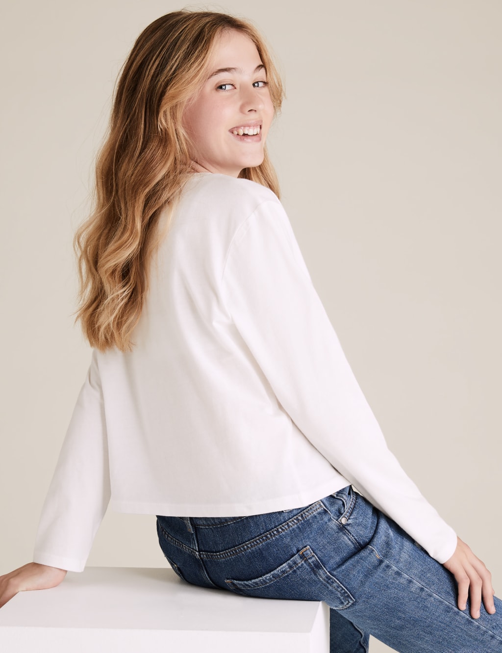 Cotton Friends Slogan Sequin Top (6-16 Yrs) 4 of 4