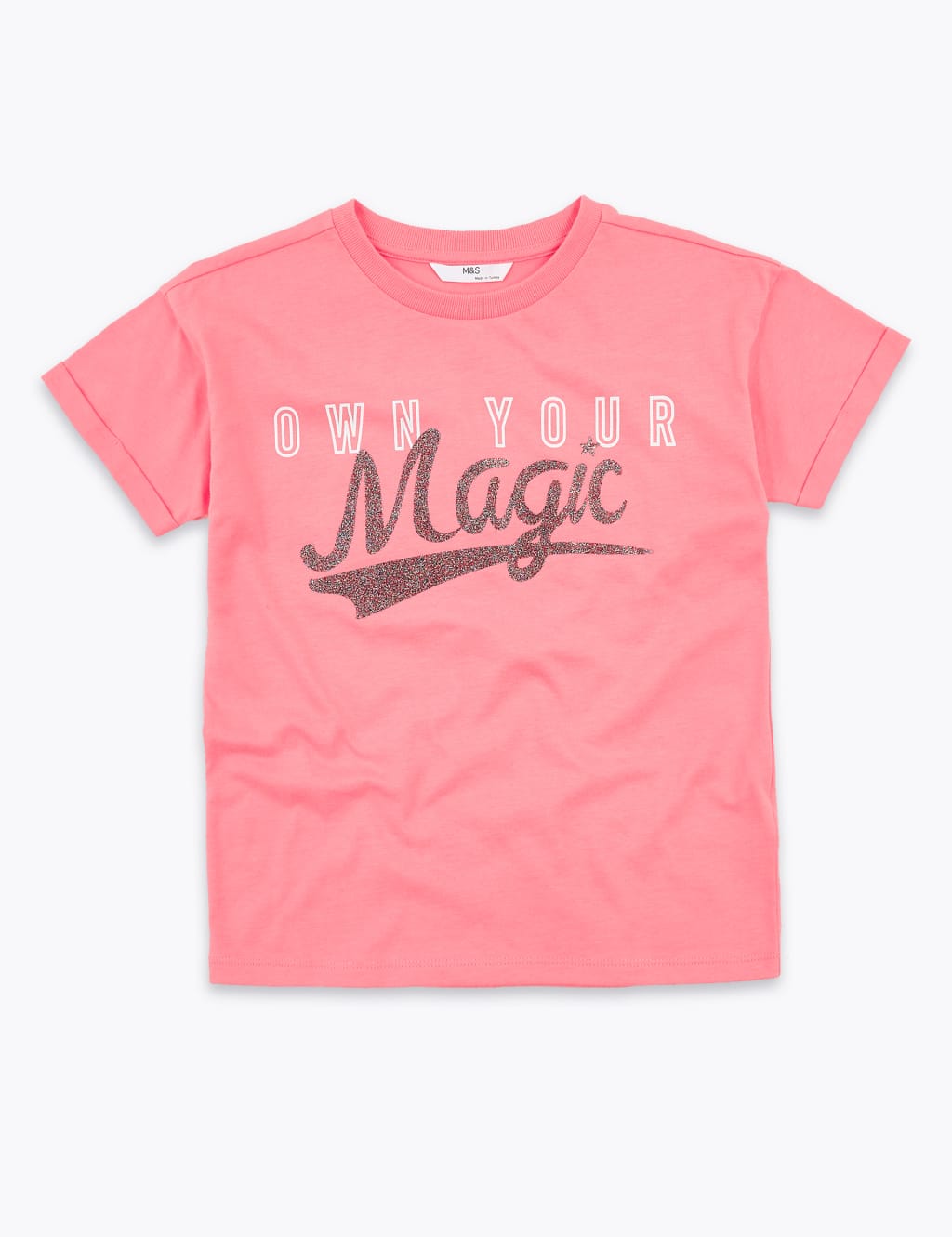 Pure Cotton Glitter Magic T-Shirt (6-16 Yrs) 2 of 4