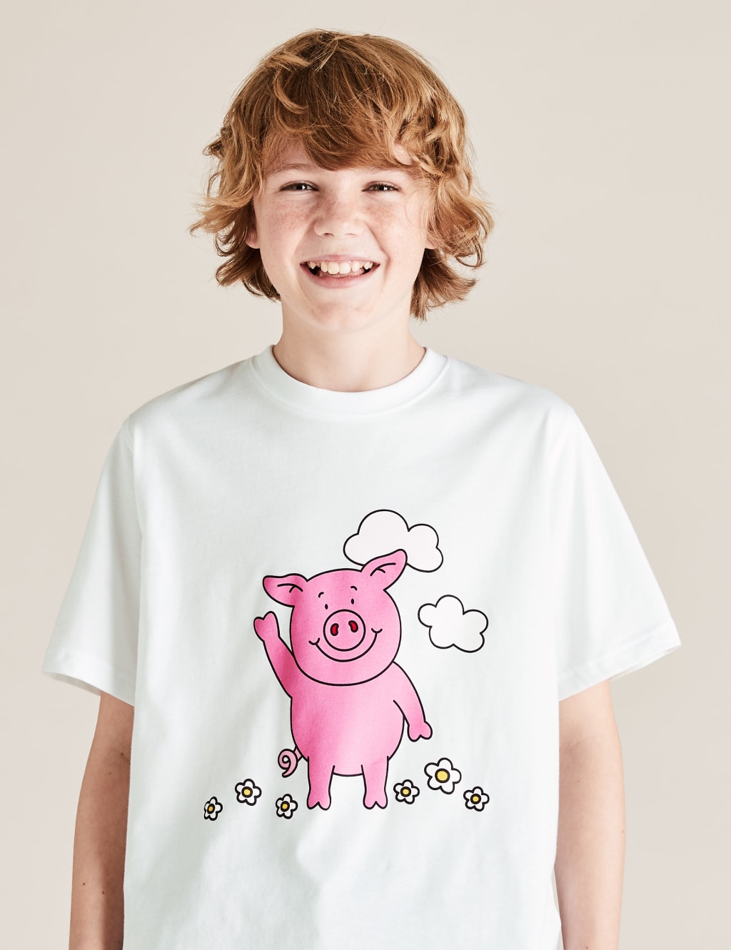 Pure Cotton Percy Pig T-Shirt (2-16 Yrs) 3 of 5