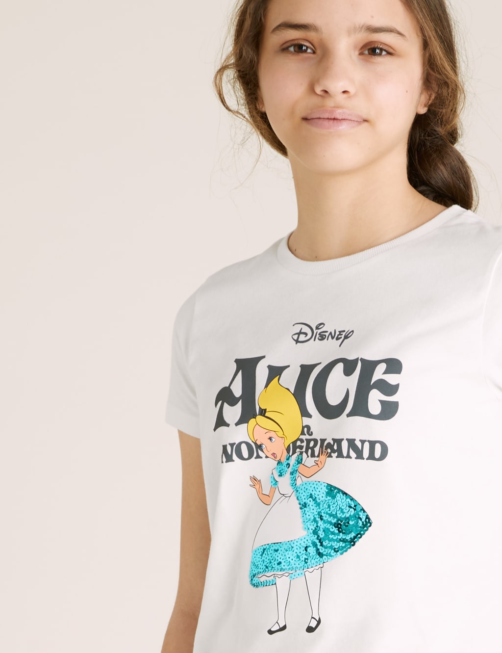 Pure Cotton Alice in Wonderland™ T-Shirt (6-16 Yrs) 3 of 5