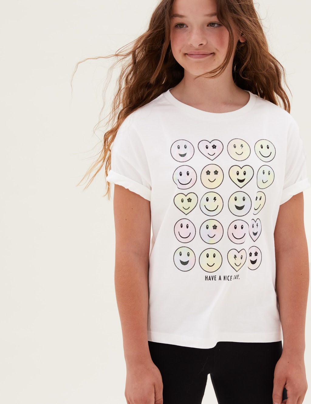 Pure Cotton Tie Dye Smile T-Shirt (6-16 Yrs) 3 of 5