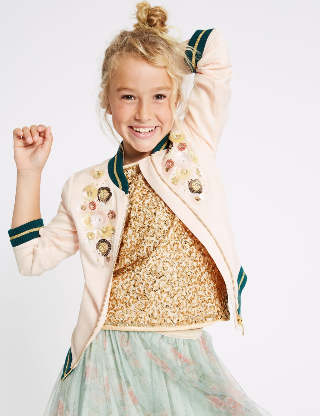 Little girl sequin jacket shop