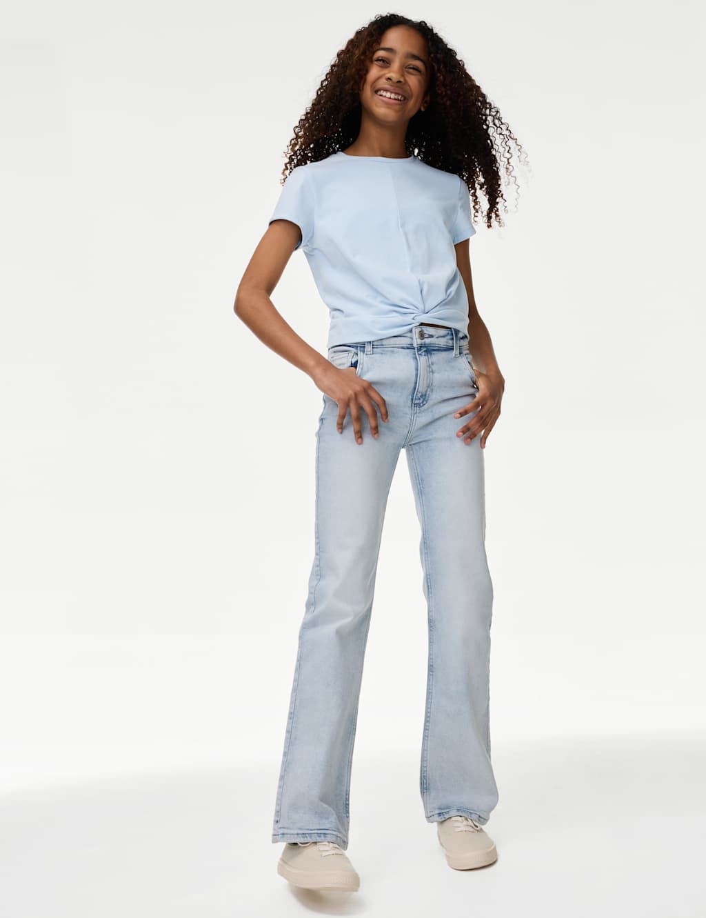 Cotton Rich Twist Front T-Shirt (2-16 Yrs) 3 of 5