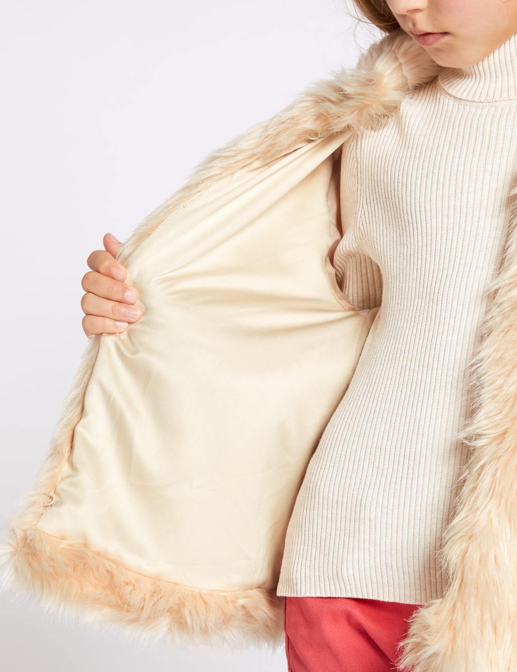 Faux Fur Coat (3-16 Years) 4 of 4