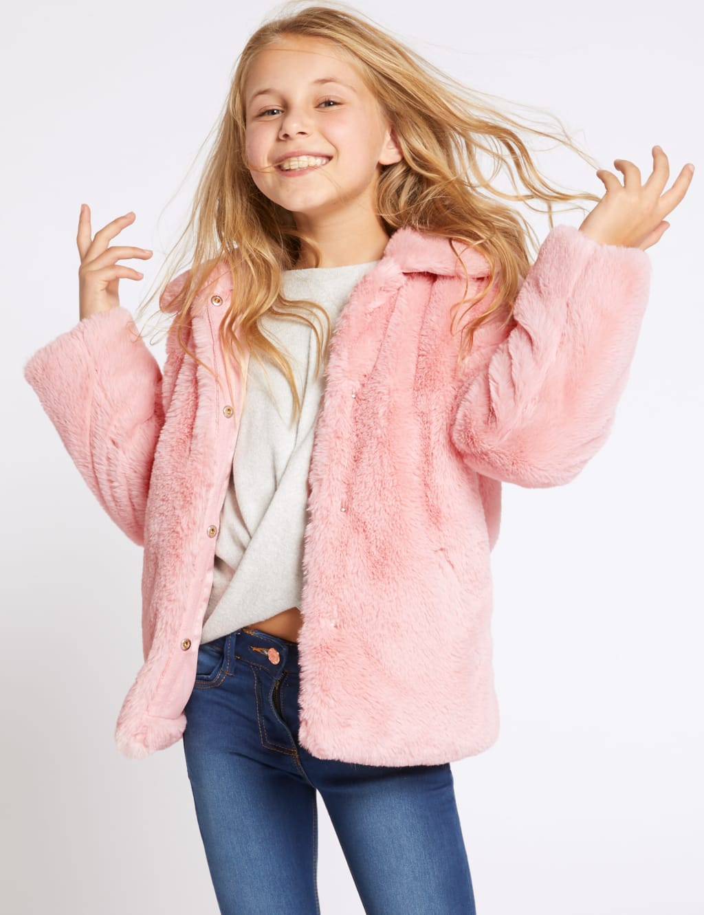 Faux Fur Coat 3 16 Years M S