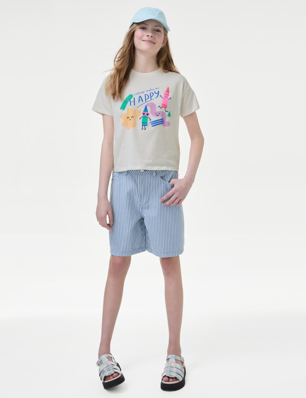 Pure Cotton Colour Graphic T-Shirt (6-16 Yrs) 3 of 4