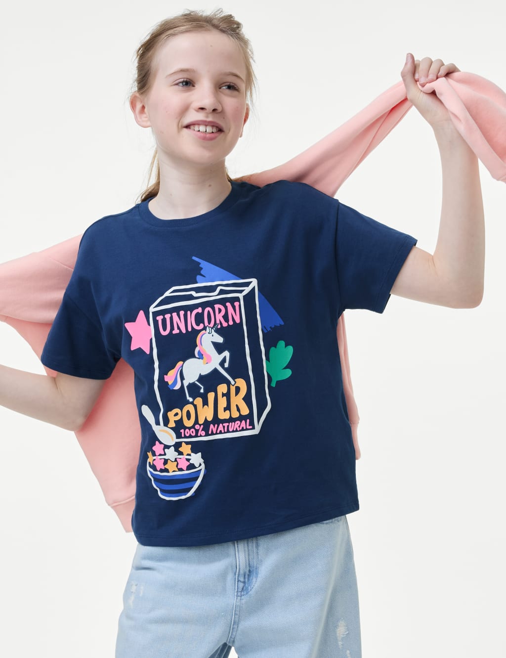 Pure Cotton Unicorn T-Shirt (6-16 Yrs) 3 of 4