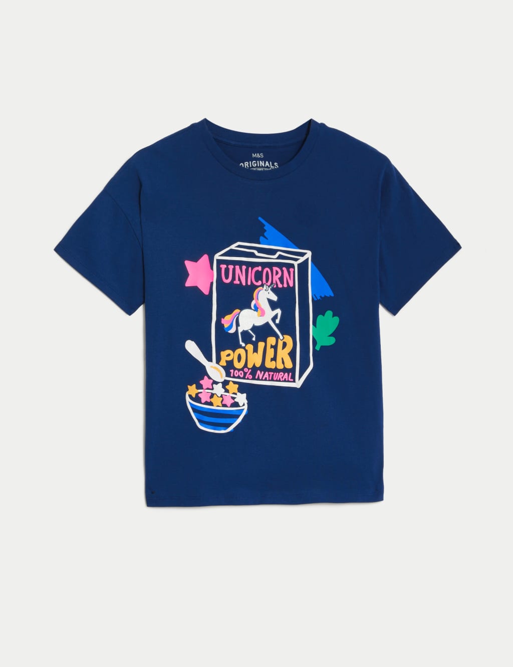 Pure Cotton Unicorn T-Shirt (6-16 Yrs) 2 of 4