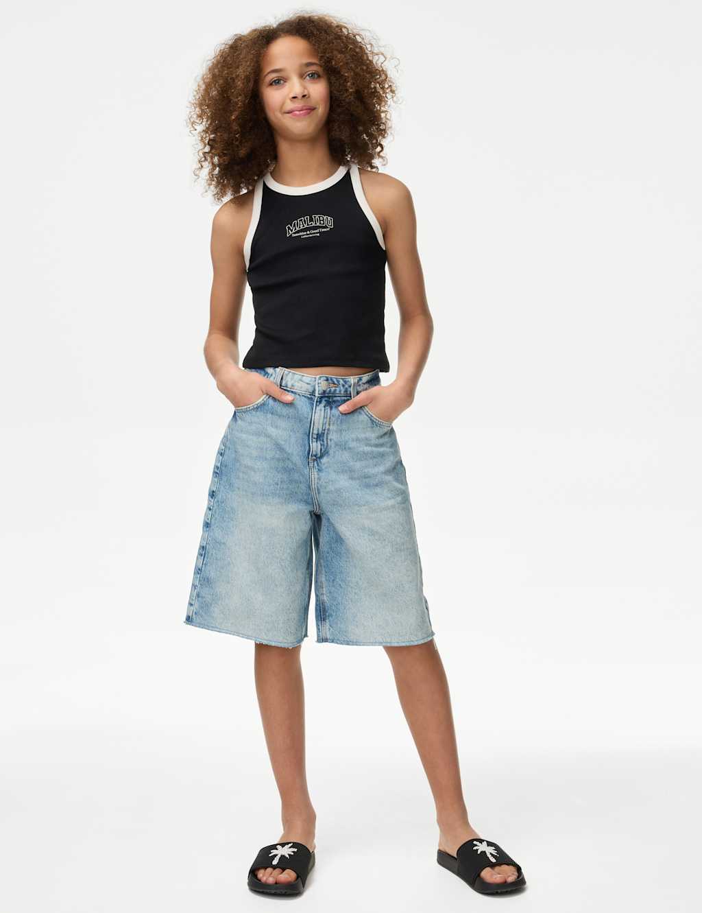 Cotton Rich Ribbed Vest (2-16 Yrs) 3 of 5