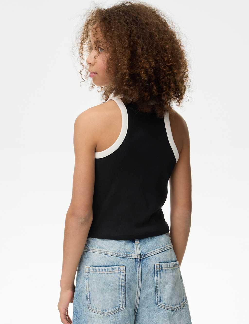 Cotton Rich Ribbed Vest (2-16 Yrs) 4 of 5