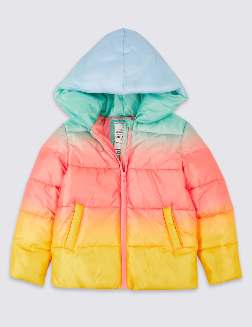 Ombre Padded Coat 3 16 Years M S