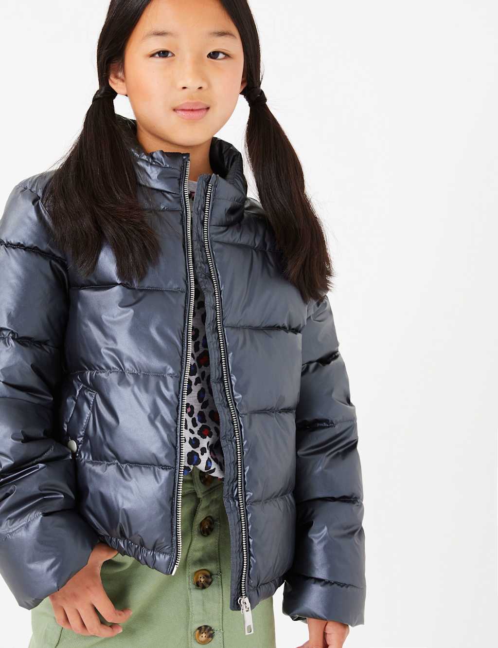 Sparkle Padded Jacket (3-16 Years) 1 of 5