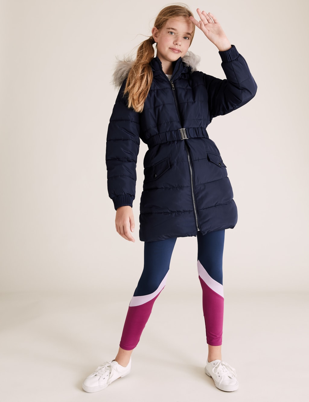 Stormwear Long Padded Hooded Coat 6 16 Yrs M S