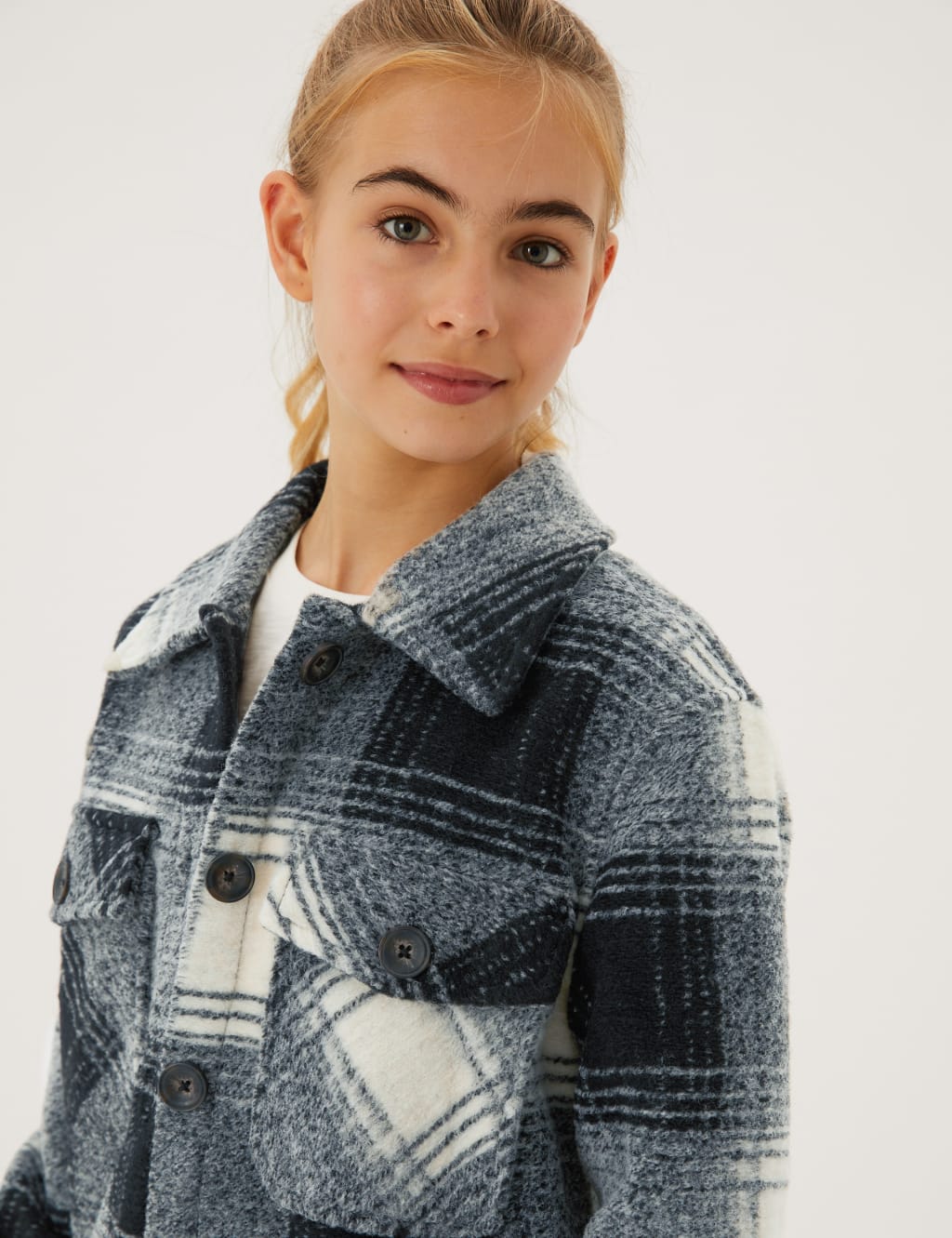 Checked Shacket (6-16 Yrs) 3 of 4