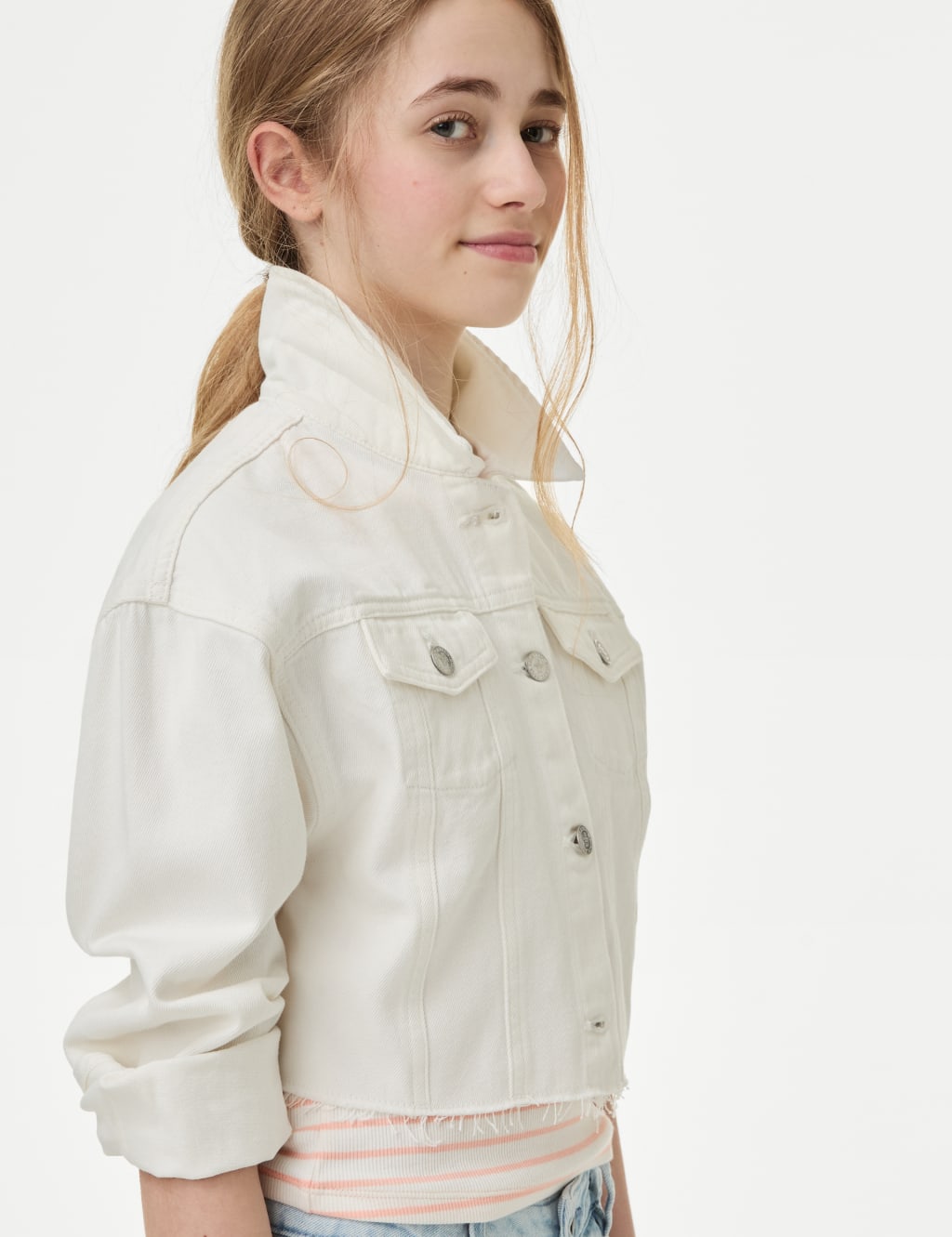 Cropped Denim Jacket (6-16 Yrs) 4 of 6