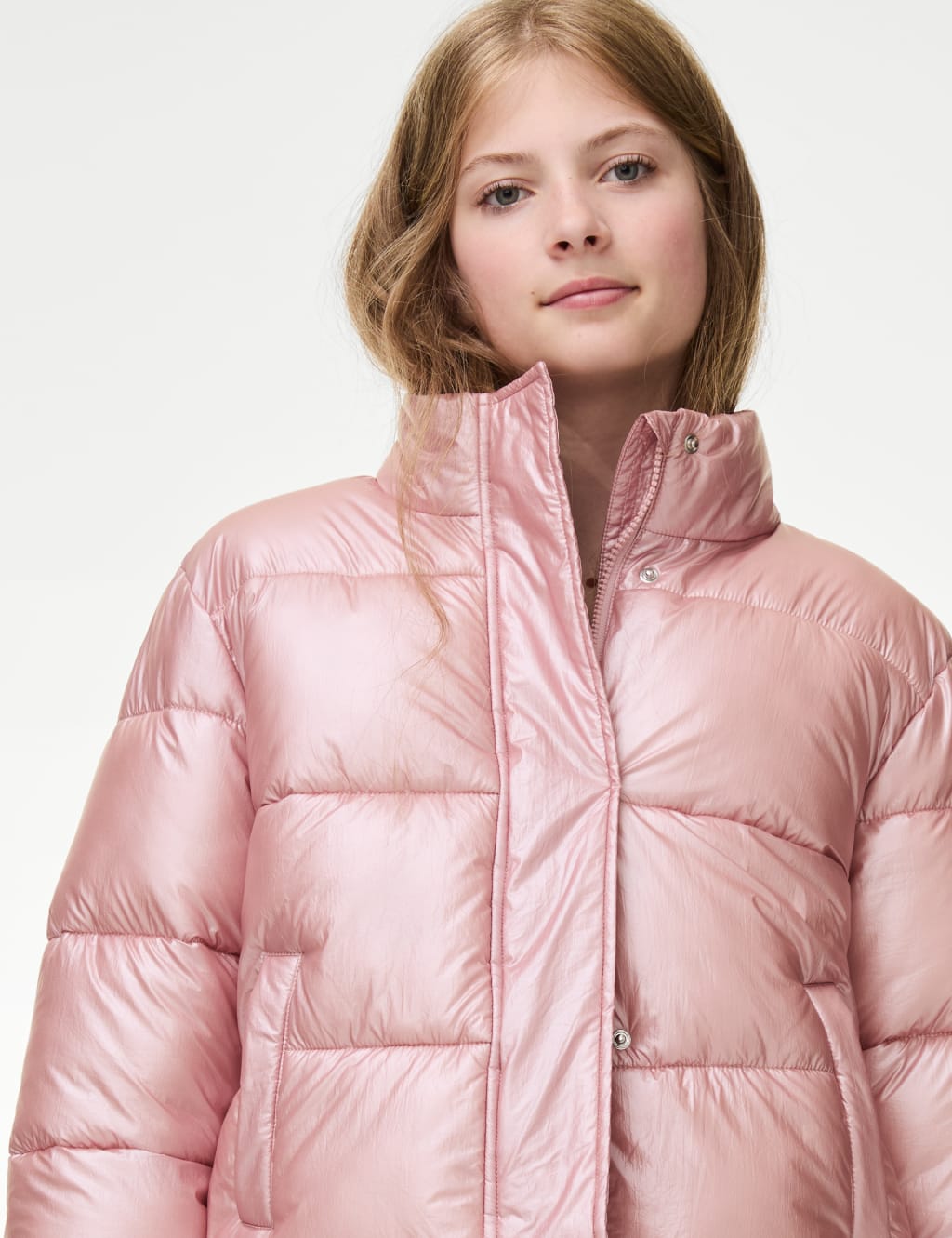 Metallic Padded Coat 6 16 Yrs